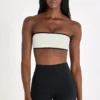 Biustonosz sportowy typu bandeau Soft Active w kolorze Ivory