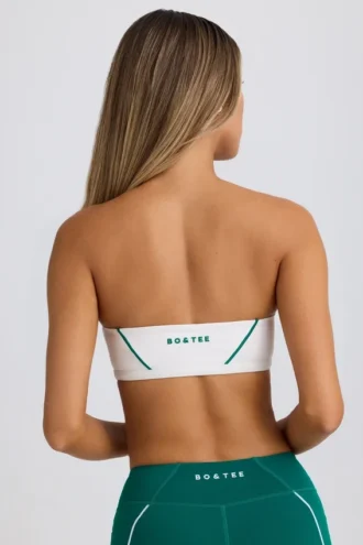 Biustonosz sportowy typu bandeau Soft Active w kolorze White Biustonosz sportowy typu bandeau Soft Active w kolorze White