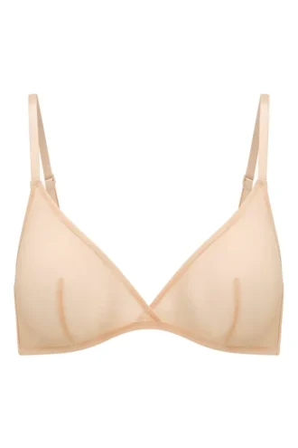 Biustonosz trójkątny Intimates Soft Mesh, jednowarstwowy, w kolorze beżowym Biustonosz trójkątny Intimates Soft Mesh, jednowarstwowy, w kolorze beżowym