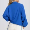 Bluza dresowa oversize w kolorze kobaltowym Bluza dresowa oversize w kolorze kobaltowym