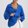 Bluza dresowa oversize w kolorze kobaltowym Bluza dresowa oversize w kolorze kobaltowym