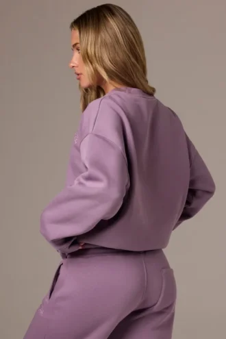 Bluza oversize z okrągłym dekoltem w kolorze Dusk Bluza oversize z okrągłym dekoltem w kolorze Dusk