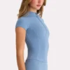 Bluza Soft Active z zamkiem 1/4 w kolorze morskim Bluza Soft Active z zamkiem 1/4 w kolorze morskim