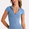 Bluza Soft Active z zamkiem 1/4 w kolorze morskim Bluza Soft Active z zamkiem 1/4 w kolorze morskim