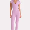 Bluza Soft Active z zamkiem 1/4 w kolorze Sweet Pink