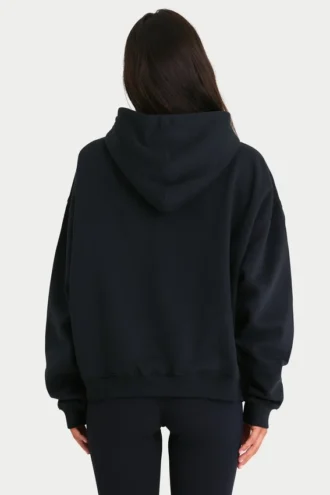 Bluza z kapturem oversize w kolorze czarnym Bluza z kapturem oversize w kolorze czarnym