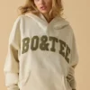 Bluza z kapturem oversize w kolorze kości Bluza z kapturem oversize w kolorze kości