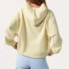 Bluza z kapturem oversize z aplikacją w kolorze cytrynowym