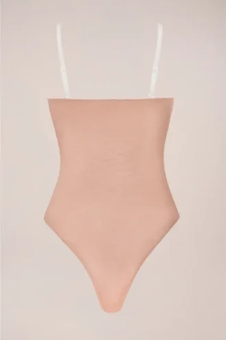 Body bez ramiączek Intimates w kolorze ciepłej brzoskwini Body bez ramiączek Intimates w kolorze ciepłej brzoskwini