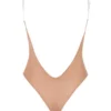 Body Intimates z miękkiej siateczki z niewidocznymi ramiączkami i stringami w kolorze ciepłej brzoskwini Body Intimates z miękkiej siateczki z niewidocznymi ramiączkami i stringami w kolorze ciepłej brzoskwini