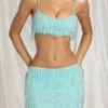 Braletka Aerin z frędzlami w kolorze aqua blue Braletka Aerin z frędzlami w kolorze aqua blue