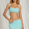 Braletka Aerin z frędzlami w kolorze aqua blue Braletka Aerin z frędzlami w kolorze aqua blue