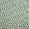 Crinkle Moda kąpielowa – top bikini bandeau z ramiączkami w kolorze szałwiowym
