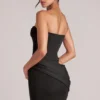 Czarna sukienka bandeau Veda Mini Czarna sukienka bandeau Veda Mini