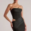 Czarna sukienka bandeau Veda Mini Czarna sukienka bandeau Veda Mini