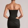 Czarna sukienka bandeau Veda Mini Czarna sukienka bandeau Veda Mini