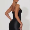 Czarna sukienka Mini Lovella z drapowanym gorsetem Czarna sukienka Mini Lovella z drapowanym gorsetem