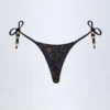 Czarne doły od bikini Cebu z uroczym detalem Czarne doły od bikini Cebu z uroczym detalem
