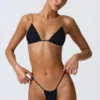 Czarne doły od bikini Delray z marszczeniem Czarne doły od bikini Delray z marszczeniem