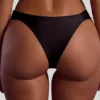 Czarne doły od bikini Maui z szerokimi ramiączkami i zdobieniami z koralików