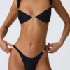 Czarne doły od bikini z ozdobami Volute Czarne doły od bikini z ozdobami Volute
