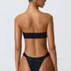Czarne doły od bikini z szerokimi ramiączkami i zdobieniami Sunray Czarne doły od bikini z szerokimi ramiączkami i zdobieniami Sunray