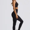 Czarne legginsy bezszwowe Super Sculpt z wysokim stanem