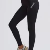 Czarne legginsy bezszwowe Super Sculpt z wysokim stanem