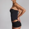 Czarne szorty Sabrine Slinky Jersey Low-Rise