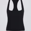 Czarny top bez rękawów Soft Active z tyłem typu racerback Czarny top bez rękawów Soft Active z tyłem typu racerback