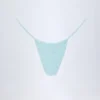 Doły od bikini Bosa z angielską koronką i sznurkiem w kolorze pudrowego błękitu Doły od bikini Bosa z angielską koronką i sznurkiem w kolorze pudrowego błękitu