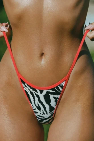 Doły od bikini Camogli w wzór zebry Doły od bikini Camogli w wzór zebry