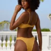 Doły od bikini Crinkle Swim w kolorze Marigold Doły od bikini Crinkle Swim w kolorze Marigold