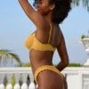 Doły od bikini Crinkle Swim w kolorze Marigold Doły od bikini Crinkle Swim w kolorze Marigold