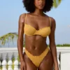 Doły od bikini Crinkle Swim w kolorze Marigold Doły od bikini Crinkle Swim w kolorze Marigold