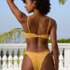 Doły od bikini Crinkle Swim w kolorze Marigold Doły od bikini Crinkle Swim w kolorze Marigold