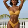 Doły od bikini Crinkle Swim w kolorze Marigold Doły od bikini Crinkle Swim w kolorze Marigold