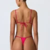 Doły od bikini Delray z marszczeniami w kolorze malinowo-różowym Doły od bikini Delray z marszczeniami w kolorze malinowo-różowym