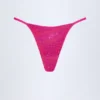 Doły od bikini Jalama z ozdobami w różowy tropikalny wzór Doły od bikini Jalama z ozdobami w różowy tropikalny wzór