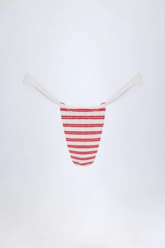 Doły od bikini Kauai Ruched Cheeky w kolorze wiśniowej czerwieni Doły od bikini Kauai Ruched Cheeky w kolorze wiśniowej czerwieni