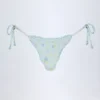 Doły od bikini Nieva z wiązaniem z boku w niebieski kwiatowy wzór Doły od bikini Nieva z wiązaniem z boku w niebieski kwiatowy wzór