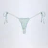Doły od bikini Nieva z wiązaniem z boku w niebieski kwiatowy wzór Doły od bikini Nieva z wiązaniem z boku w niebieski kwiatowy wzór