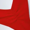 Doły od bikini Pacifico Ruched Cheeky w kolorze ognistej czerwieni Doły od bikini Pacifico Ruched Cheeky w kolorze ognistej czerwieni