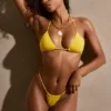 Trójkątny stanik bikini Recife w kolorze złocistożółtym Trójkątny stanik bikini Recife w kolorze złocistożółtym