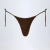 Doły od bikini typu stringi Tierra w kolorze brązowo-złotym Doły od bikini typu stringi Tierra w kolorze brązowo-złotym