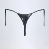 Doły od bikini typu stringi Tierra w kolorze srebrnym chrom Doły od bikini typu stringi Tierra w kolorze srebrnym chrom