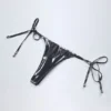 Doły od bikini typu stringi Tierra w kolorze srebrnym chrom Doły od bikini typu stringi Tierra w kolorze srebrnym chrom
