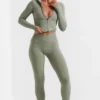 Długie legginsy Soft Active w kolorze bambusowej zieleni Długie legginsy Soft Active w kolorze bambusowej zieleni