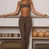 Długie legginsy Soft Active w kolorze kakaowym Długie legginsy Soft Active w kolorze kakaowym