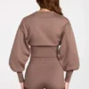 Szorty Antonia Knit Mid-Rise Mini w kolorze mokka Szorty Antonia Knit Mid-Rise Mini w kolorze mokka